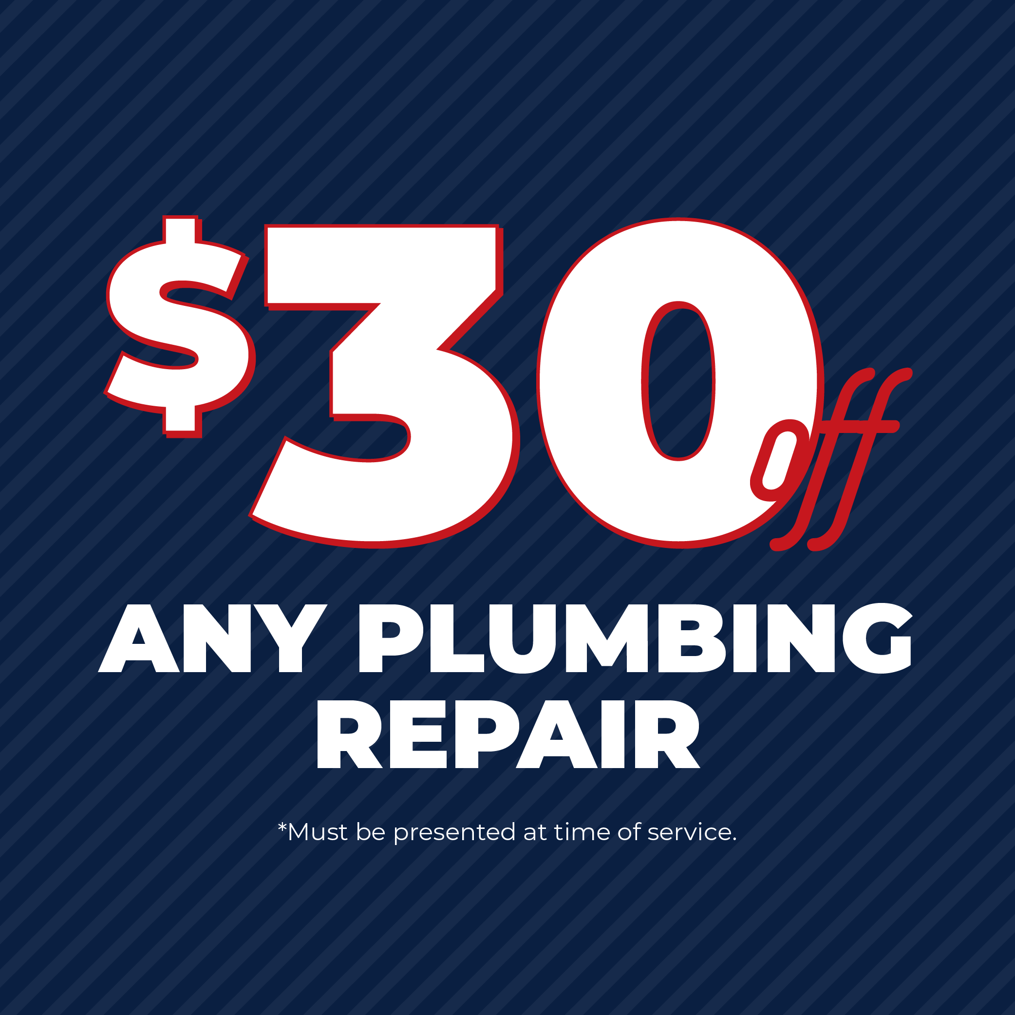Our Specials | McWilliams Heating, Cooling and Plumbing