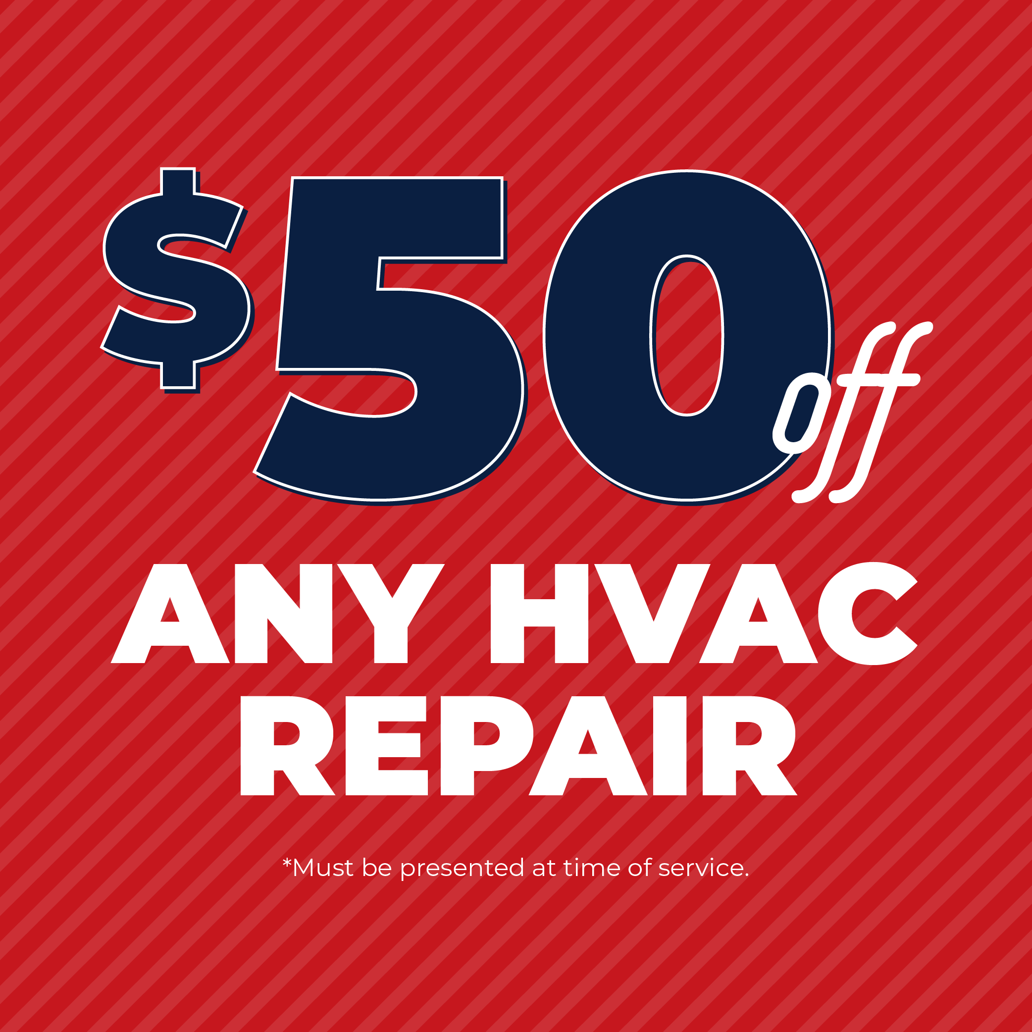 Our Specials | McWilliams Heating, Cooling and Plumbing