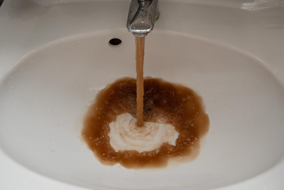 discolored water