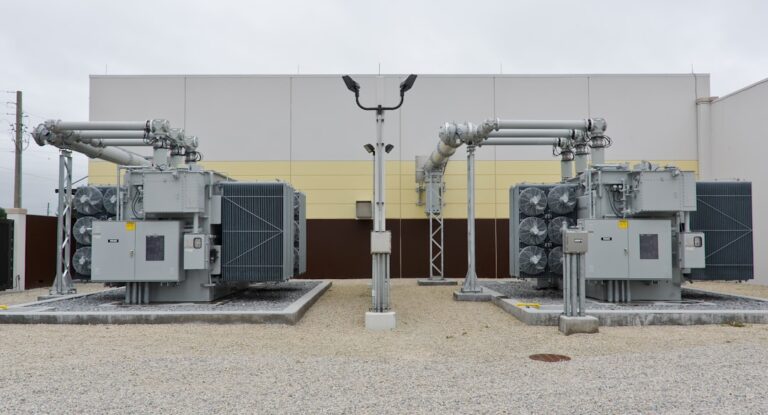 natural gas generator installation